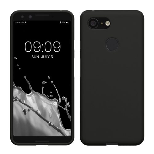 Kwmobile калъф за Google Pixel 3, черен, силиконов, 45967.01