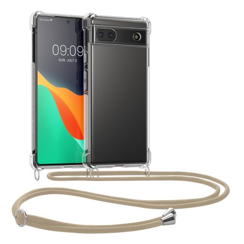 Калъф Kwmobile за Google Pixel 6a, прозрачен, силикон, 58369.21