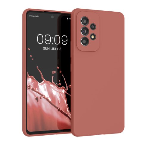 Kwmobile калъф за Samsung Galaxy A53 5G, розов, силиконов, 57835.193