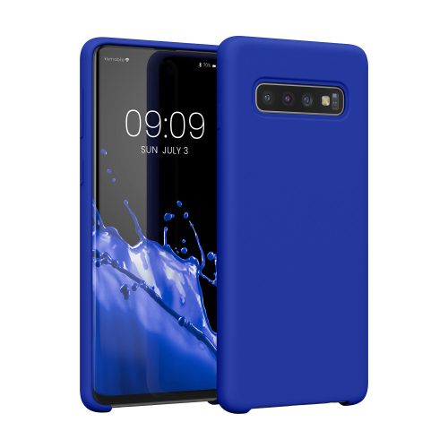 Калъф Kwmobile за Samsung Galaxy S10, син, силикон, 47732.134