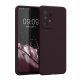 Kwmobile калъф за Samsung Galaxy A33 5G, тъмно лилав, силиконов, 57833.114