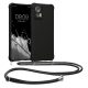 Kwmobile калъф с връзка за Motorola Edge 30 Neo, черен, силиконов, 61582.01