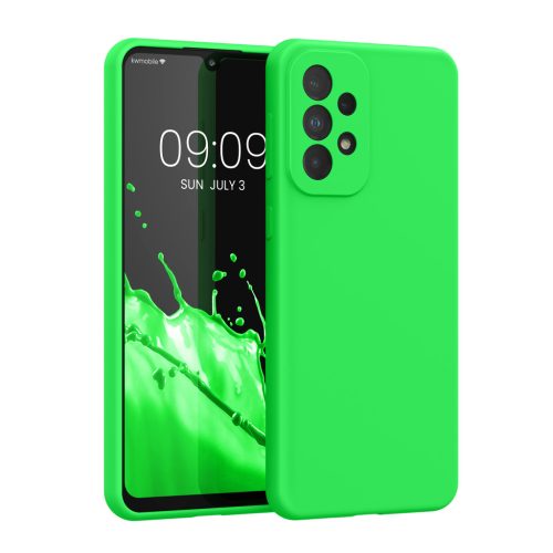 Kwmobile калъф за Samsung Galaxy A33 5G, зелен, силиконов, 57833.44