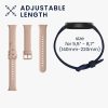 Комплект от 2 каишки Kwmobile за Xiaomi Mi Band 7 Pro, черен/кремав, силикон, 59602.06