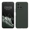 Kwmobile калъф за Honor X8 5G/X6/70 Lite 5G, тъмнозелен, силиконов, 59879.169
