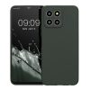Kwmobile калъф за Honor X8 5G/X6/70 Lite 5G, тъмнозелен, силиконов, 59879.169