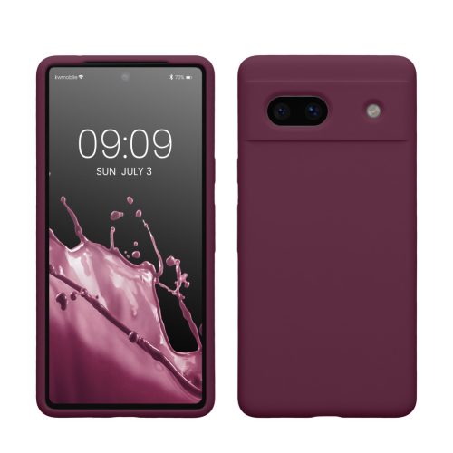 Kwmobile калъф за Google Pixel 7a, лилав, силиконов, 61597.187
