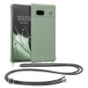 Kwmobile калъф с връзка за Google Pixel 7a, светло зелен, силиконов, 61600.172