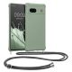 Kwmobile калъф с връзка за Google Pixel 7a, светло зелен, силиконов, 61600.172