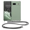 Kwmobile калъф с връзка за Google Pixel 7a, светло зелен, силиконов, 61600.172