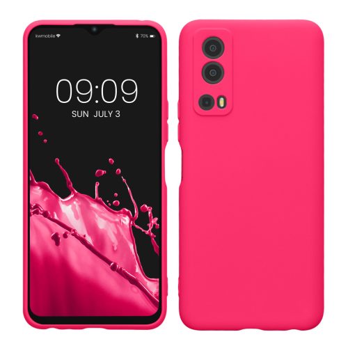 Kwmobile Кейс за Vivo Y72 5G/Y52 5G, Розов, Силиконов, 59095.77
