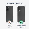 Kwmobile Кейс за Vivo Y72 5G/Y52 5G, Розов, Силиконов, 59095.77