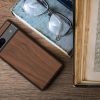 Kwmobile калъф за Google Pixel 7a, кафяв, дърво/силикон, 61602.18