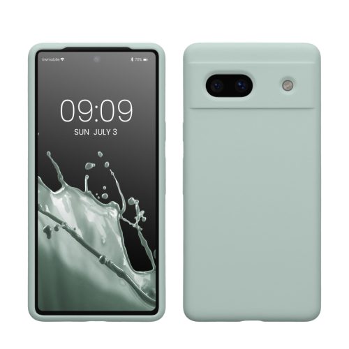Kwmobile калъф за Google Pixel 7a, светло зелен, силиконов, 61597.2
