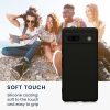 Kwmobile калъф за Google Pixel 7a, черен, силиконов, 61598.47