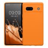 Kwmobile калъф за Google Pixel 7a, оранжев, силиконов, 61598.15