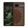 Kwmobile калъф за Google Pixel 7a, кафяв, дърво/силикон, 61603.01