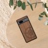 Kwmobile калъф за Google Pixel 7a, кафяв, дърво/силикон, 61603.02