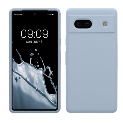 Kwmobile калъф за Google Pixel 7a, светло син, силиконов, 61597.58
