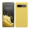 Kwmobile калъф за Google Pixel 7a, жълт, силиконов, 61614.165