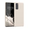 Kwmobile калъф за Samsung Galaxy S20 FE, кремав, силиконов, 53605.16