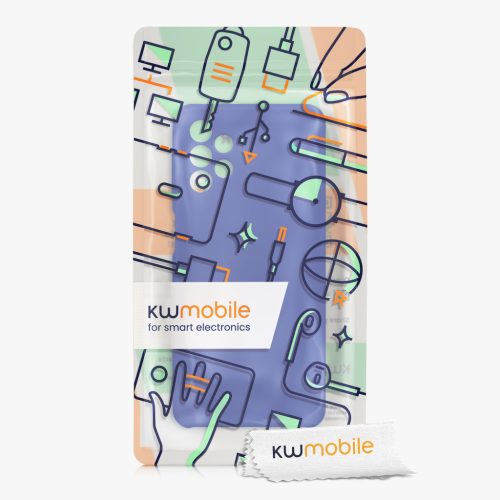 Kwmobile калъф за Samsung Galaxy A32 5G, син, силиконов, 54336.134