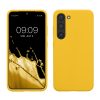 Kwmobile калъф за Samsung Galaxy S23, жълт, силиконов, 60273.165