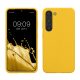 Kwmobile калъф за Samsung Galaxy S23, жълт, силиконов, 60273.165