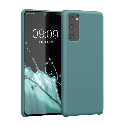 Kwmobile калъф за Samsung Galaxy S20 FE, зелен, силиконов, 53605.206
