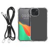 Kwmobile Кейс с подвижна връзка за Apple iPhone 14/iPhone 13, Прозрачен/Черен, Поликарбонат, 61620.01