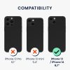 Kwmobile Кейс с подвижна връзка за Apple iPhone 14/iPhone 13, Прозрачен/Черен, Поликарбонат, 61620.01