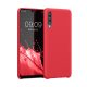 Kwmobile калъф за Samsung Galaxy A50, червен, силиконов, 48715.238