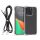 Kwmobile Кейс с подвижна връзка за Apple iPhone 14 Pro, Прозрачен/Черен, Поликарбонат, 61621.01