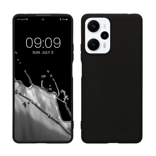 Kwmobile калъф за Xiaomi Poco F5, черен, силиконов, 61636.47