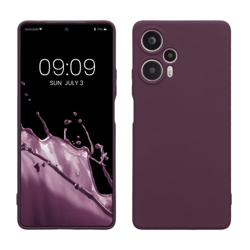 Kwmobile калъф за Xiaomi Poco F5, лилав, силиконов, 61638.187