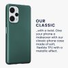 Kwmobile калъф за Xiaomi Poco F5, зелен, силиконов, 61637.14