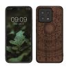 Kwmobile калъф за Xiaomi 13 5G, кафяв, дърво/силикон, 60695.02