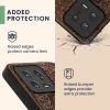 Kwmobile калъф за Xiaomi 13 5G, кафяв, дърво/силикон, 60695.02