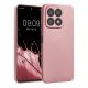 Kwmobile калъф за Honor X8a, розов, силиконов, 60942.31