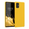 Kwmobile калъф за Samsung Galaxy A71, жълт, силиконов, 51209.165