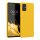 Kwmobile калъф за Samsung Galaxy A71, жълт, силиконов, 51209.165
