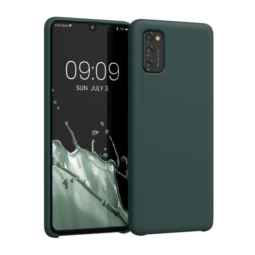 Kwmobile калъф за Samsung Galaxy A41, зелен, силиконов, 52301.171