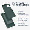 Kwmobile калъф за Samsung Galaxy A41, зелен, силиконов, 52301.171