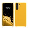Kwmobile калъф за Samsung Galaxy S21 Plus, жълт, силиконов, 54066.165