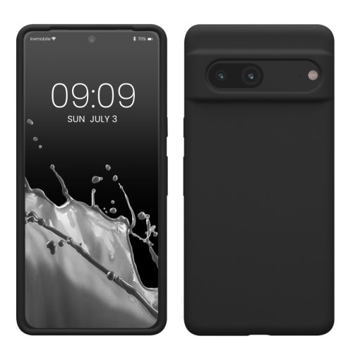 Kwmobile калъф за Google Pixel 7, черен, силиконов, 59451.47