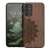 Kwmobile калъф за Samsung Galaxy A14 5G, кафяв, дърво/силикон, 60817.02