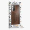 Kwmobile калъф за Samsung Galaxy A14 5G, кафяв, дърво/силикон, 60817.02
