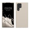 Kwmobile калъф за Samsung Galaxy S22 Ultra, кремав, силиконов, 56765.125