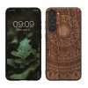 Kwmobile калъф за Samsung Galaxy S23 Plus, кафяв, дърво/силикон, 61686.03