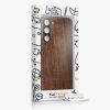 Kwmobile калъф за Samsung Galaxy S23 Plus, кафяв, дърво/силикон, 61686.03
